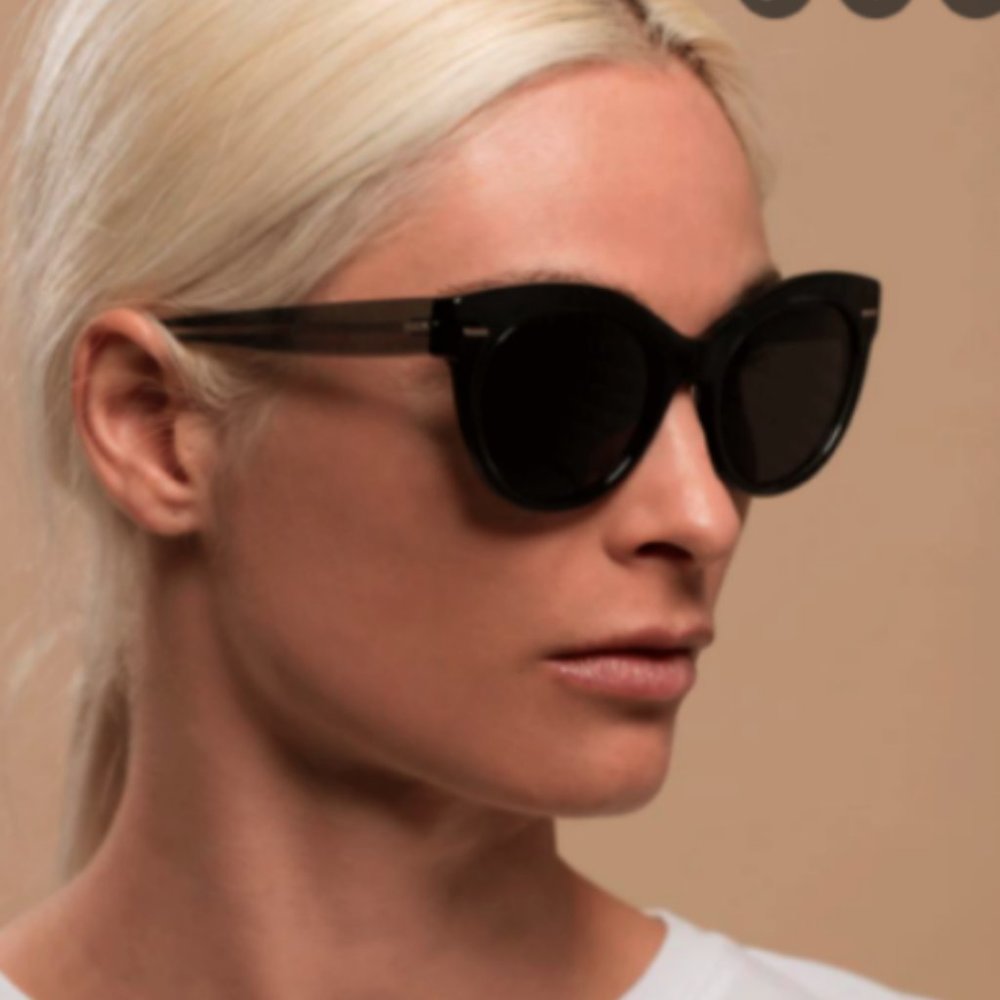 OLIVER PEOPLES THE ROW Georgica Polarized 53mm Cat Eye Sun MSRP $462 Super Rare